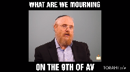 What Are We Mourning on the 9th of Av?