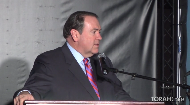 
	Those who bless Israel will be blessed.

	Governor Mike Huckabee, speaking at the Gush Katif Museum dinner, refers to his 40 years of visits to Israel. He exhorts Americans to give the message to the President that until the Palestinians recognize the G-d given right of Israel to exist, there should be no discussion about peace.