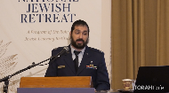 
	As a Chaplain in the US Air Force and a member of the Aleph Institute, Rabbi Estrin has helped Jews in all branches of the US Military. A peek into this little-known Jewish community and their unique experiences with sometimes humorous and sometimes tragic outcomes.

	This lecture was delivered at the 15th annual National Jewish Retreat