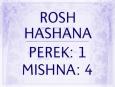 Mishanayot Rosh Hashana - Perek: 1 - Mishna: 4