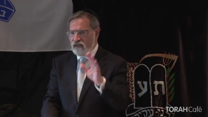 
	
		This video was graciously provided by the Office of the Chief Rabbi Lord Sacks.
		
	
		 
	
		There are a number of ways to stay connected with the Chief Rabbi:
		
	
		
			Visit his website – chiefrabbi.org – to subscribe to his mailing list