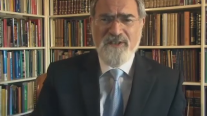 
	
		This video was graciously provided by the Office of the Chief Rabbi Lord Sacks.
		
	
		 
	
		There are a number of ways to stay connected with the Chief Rabbi:
		
	
		
			Visit his website – chiefrabbi.org – to subscribe to his mailing list