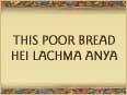 This Poor Bread - Hei Lachma Anya